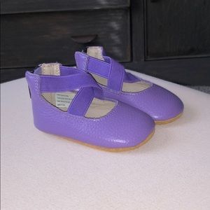 Purple Monkey Feet Shoes 3-6 months